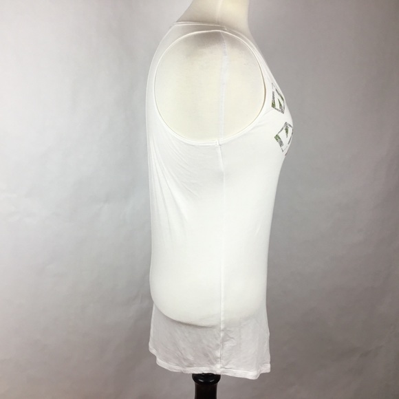 CAbi Women Tank Top Racerback Geometric Sz Medium - Picture 5 of 8